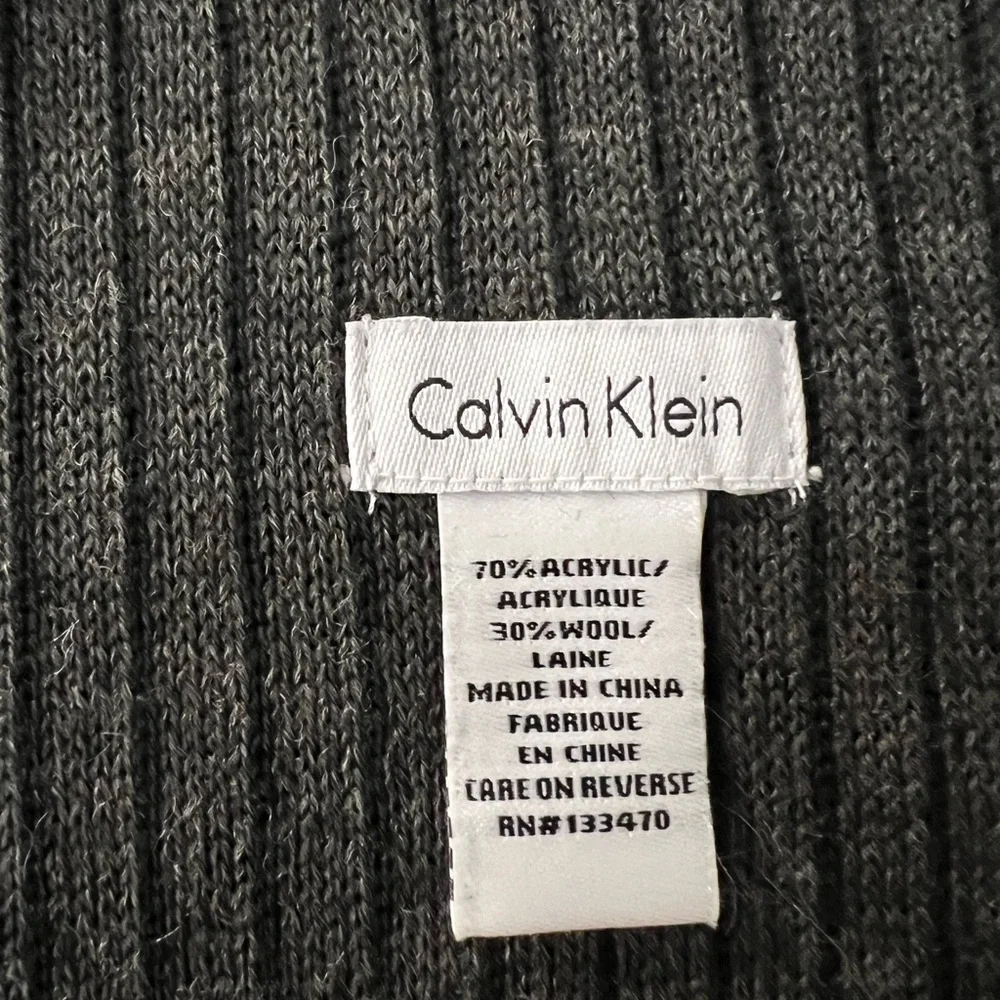 Calvin Klein wool blend scarf